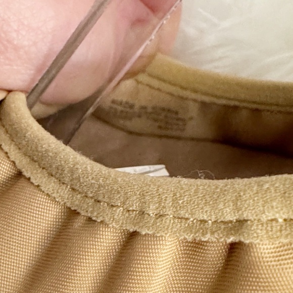 MICHAEL KORS LIGHT TAN VEGAN BALLET FLATS SZ 7.5 - Picture 4 of 10